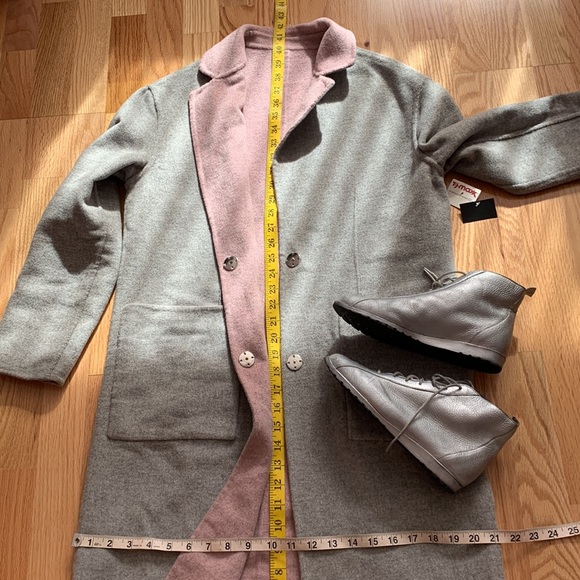 Reversible 2-in-1 coat Double face wool NWOT - Picture 15 of 16